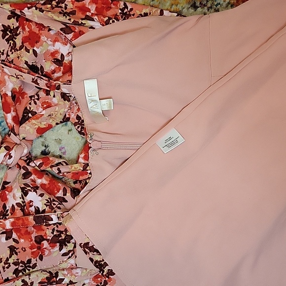 WAYF Pink Floral Tie-Front Cutout Dress - Picture 11 of 12